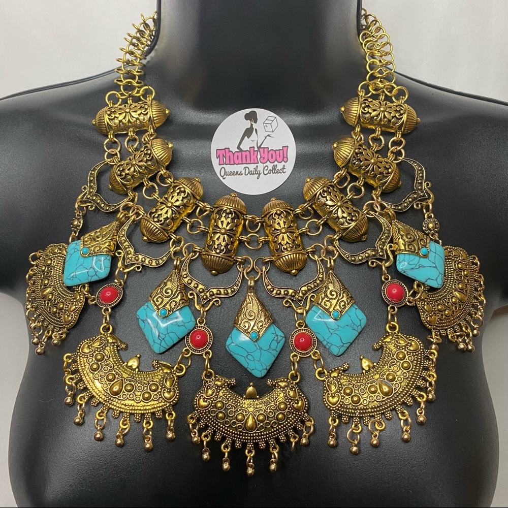 Bohemian Tribal Vintage Necklace